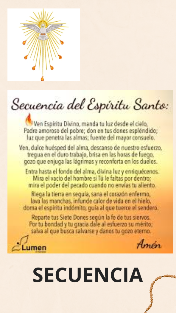 Hagamos juntos la oración al Santo Espíritu